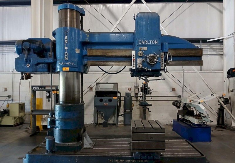 8&#039; x 19&quot; CARLTON MODEL #4A RADIAL ARM DRILL: YOBRO #24183