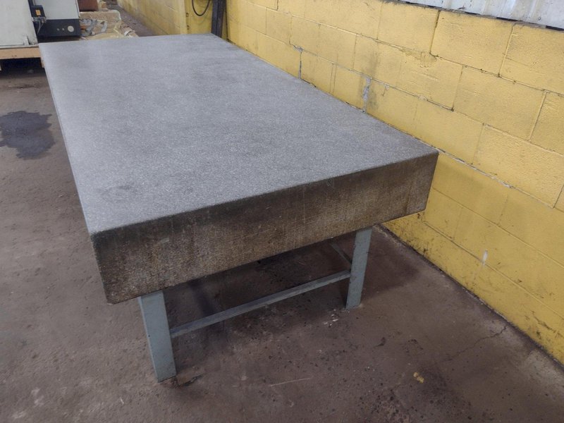 8&#039; X 4&#039; X 10&quot; CHALLENGE PRECISION LAYOUT INSPECTION GRANITE TABLE: STOCK #23808