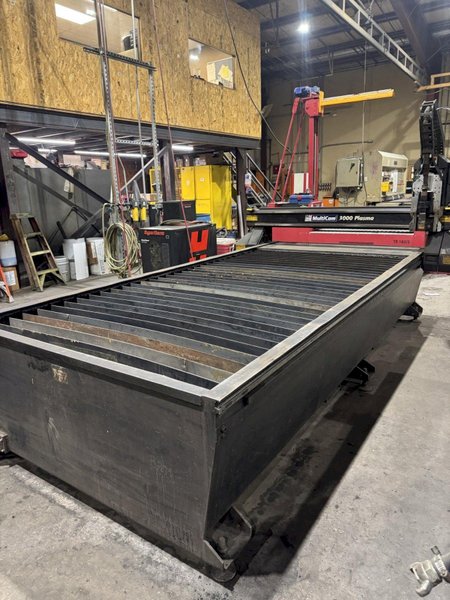 5 x 10 Multicam 3000 Plasma Table, 2016 – Hypertherm HPR130xd