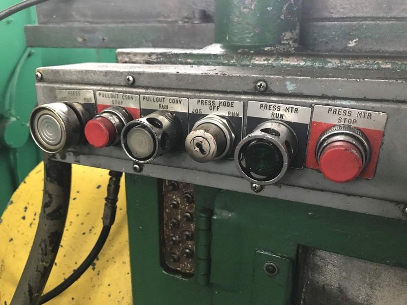 30 TON TISHKEN CUTOFF PRESS: STOCK