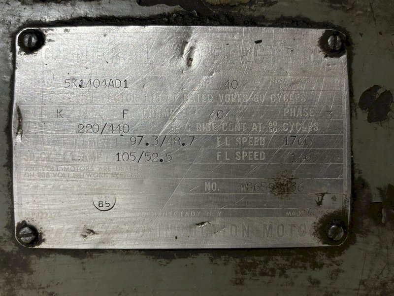 40" X 252" (21') AMERICAN PACEMAKER ENGINE LATHE, 2.75" HOLE: STOCK #20837