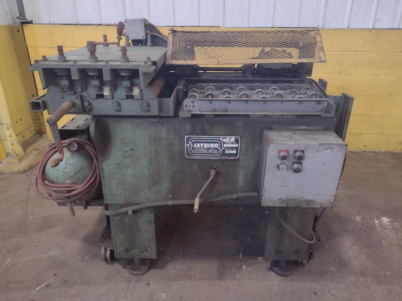 14" WIDE X 12" STROKE X .140" THICK JAYBIRD MODEL #J9-1812 COIL STRIP STRAIGHTENER: STOCK 15095