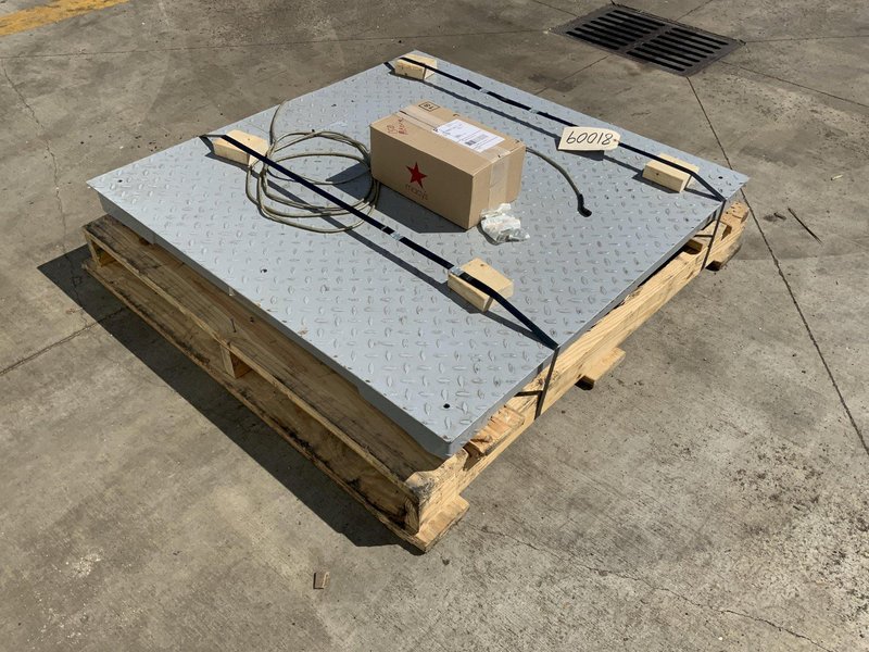 10,000-LB BRECKNELL MODEL DSB4848-10 48" X 48" DIGITAL PLATFORM SCALE: STOCK #81009