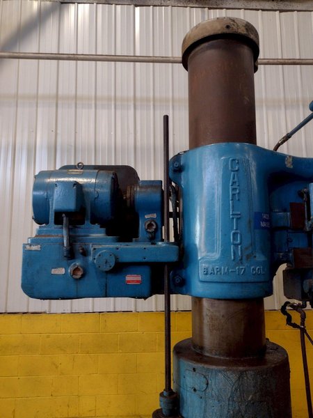 6&#039; X 17&quot; CARLTON MODEL #4A RADIAL ARM DRILL: STOCK #17043