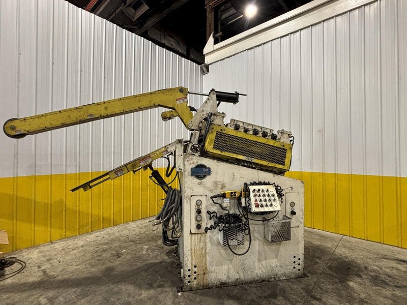 15,000 LBS X 18&quot; X 0.310&quot; COE PRESS EQUIPMENT FEED LINE, COIL REEL &amp; CAR WITH STRAIGHTENER: STOCK #23438