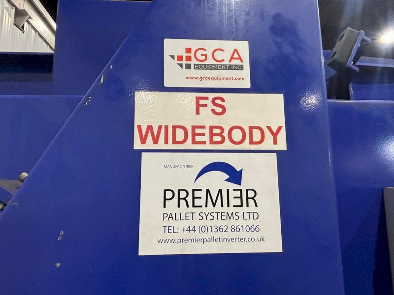 3750 LBS x 96" X 96" PREMIER MODEL #FS-WIDEBODY HYDRAULIC CLAMP &amp; ROTATE PALLET FLIPPER: YOBRO #24597