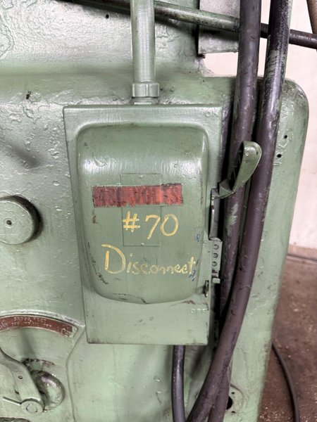 36" ROCKFORD MODEL SL HYDRAULIC VERTICAL SLOTTER WITH TOOLING. STOCK # 0668025