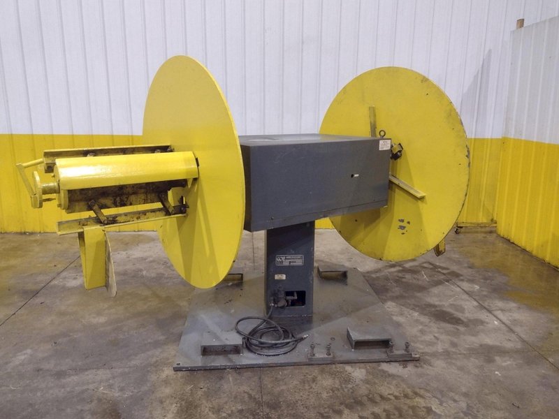 8,000 LBS X 24" COE MODEL #CPR-DE DOUBLE END PULL OFF COIL REEL UNCOILER: YOBRO #24985