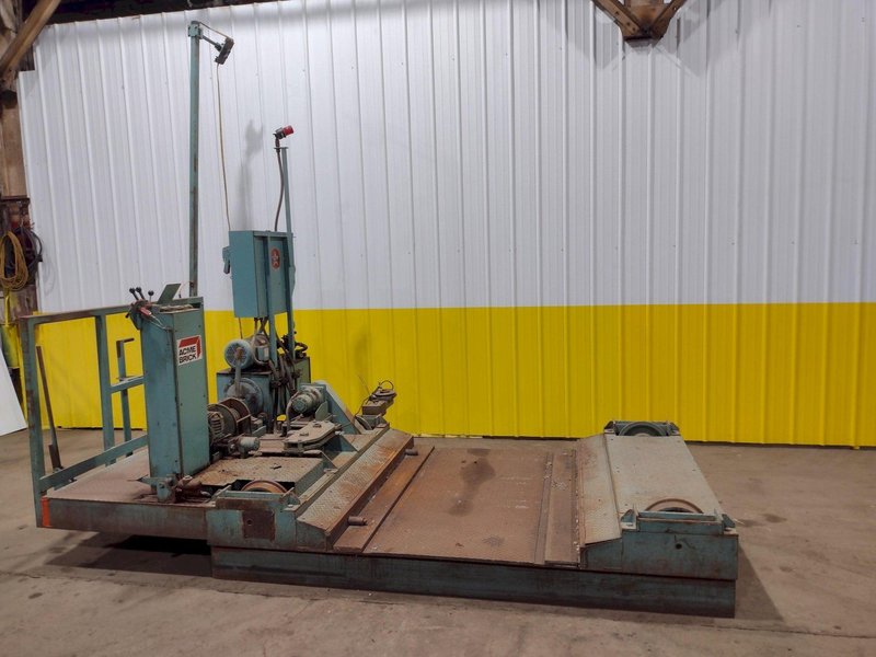 STAR ENGINEERING MODEL #S-3-7 HYDRAULIC POWERED RAIL TRANSFER CART WITH WINCH: STOCK #18491