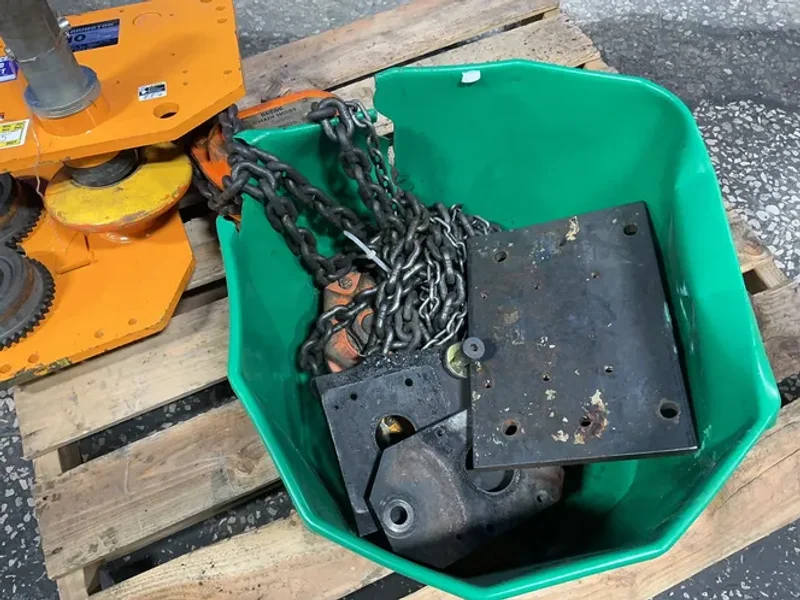 Harrington 10 Ton Chain Hoist W/ Gear Trolley - Tr13-2627 / Gt100