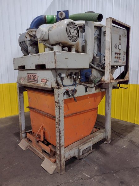 40 HP DEMARCO MAX VAC MODEL #XR40E8 INDUSTRIAL VACUUM &amp; HOPPER: STOCK #19483