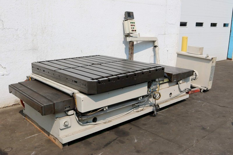 67&#039; X 60&#039; WOTAN POWER INFEED ROTARY TABLE: STOCK #68718