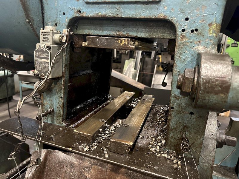 18 TON TISHKEN MODEL #COT6A4 6-WAY ADJUSTABLE CUTOFF PRESS: STOCK #15341