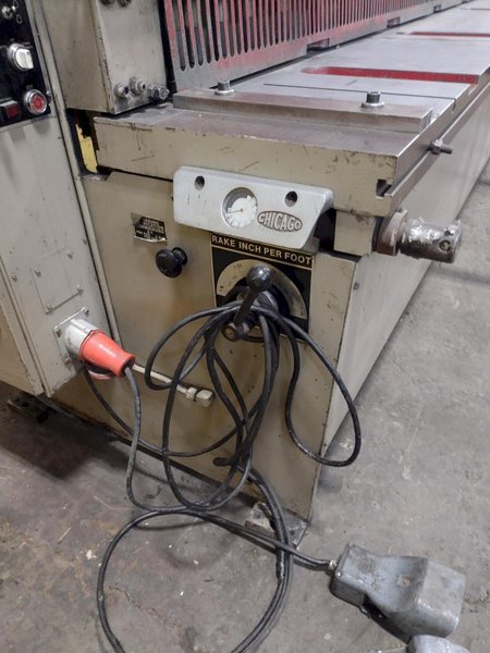 10&#039; X 10 GA CHICAGO MODEL #UA10-135 HYDRAULIC SHEAR: STOCK #17508