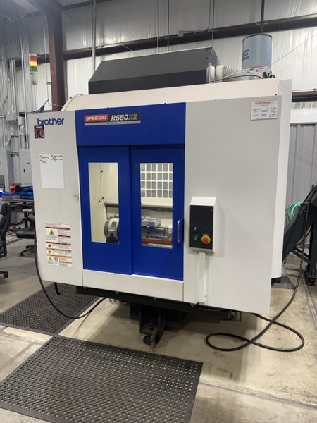 Brother Speedio R650X2 VMC, 2020 – Probe, 4th Axis, 1000 PSI HP