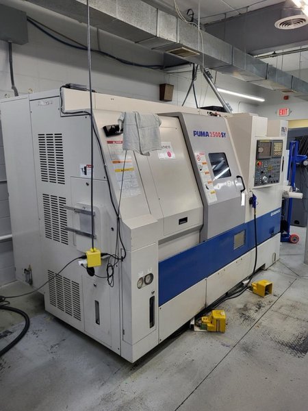 Daewoo PUMA 2500SY Multi-Axis CNC Lathe, 2004 – Tool Setter, Sub Spindle