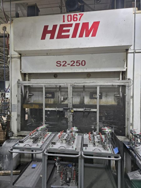 HEIM MODEL #S2-250 SSDC 6" STROKE PRESS: YOBRO #24924