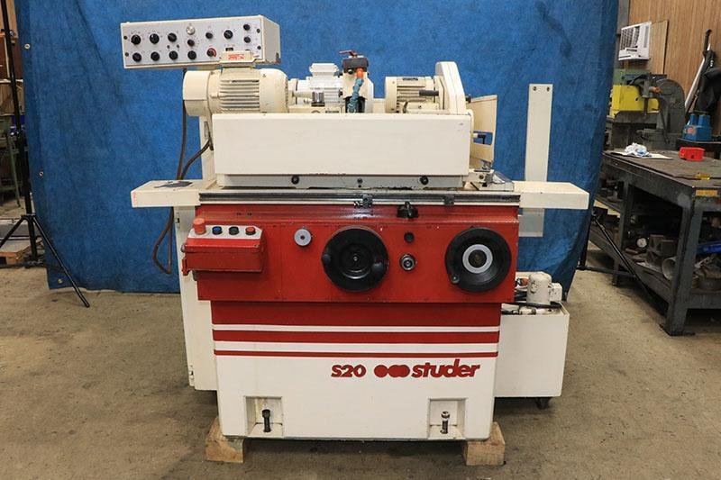 7.9″ x 15.7″ Studer S20-2 Compact Universal Cylindrical Grinder, 1989 – Tailstock, Grinding Attachment