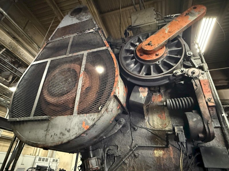 1600 TON AJAX FORGING PRESS, NEW IN 1978, 12" STROKE: YOBRO #24242