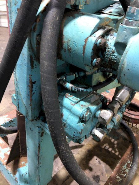 5&quot; PIPE PECK-O-MATIC HYDRAULIC BUCK-ON / BREAK-OUT MACHINE FOR THREADED PIPE: STOCK #16528