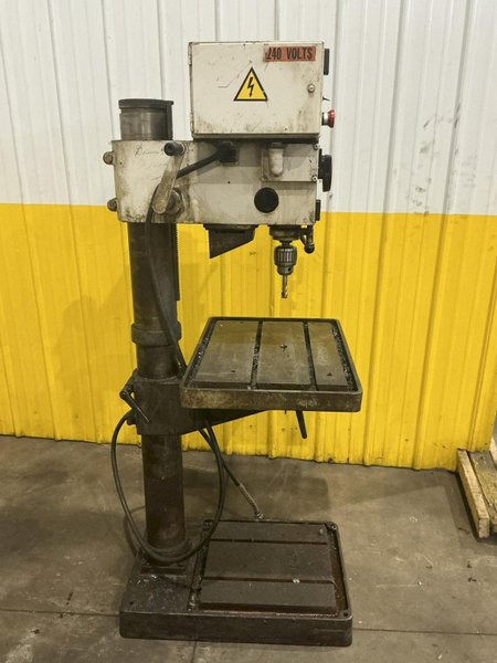 25" WILTON SOLBERGA MODEL #24513 GEARED HEAD SINGLE SPINDLE DRILL PRESS 1998 : YOBRO #25996