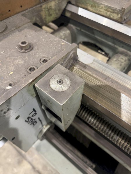 20" X 40" NARDINI MODEL #SZ2040T ENGINE LATHE 3-1/8" HOLE: YOBRO #24608