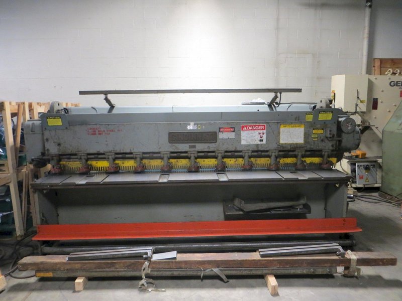 10 Ga x 10 ft Cincinnati Mechanical Power Shear Model 1010