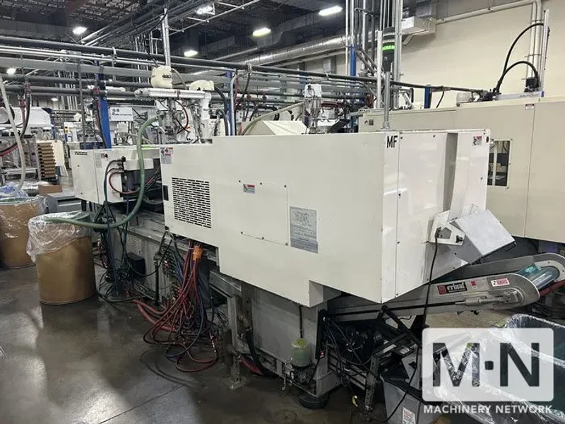 110 TON 3.8 OZ TOYO MODEL SI110III-E200U ELECTRTIC INJECTION MOLDING MACHINE MFG 2004