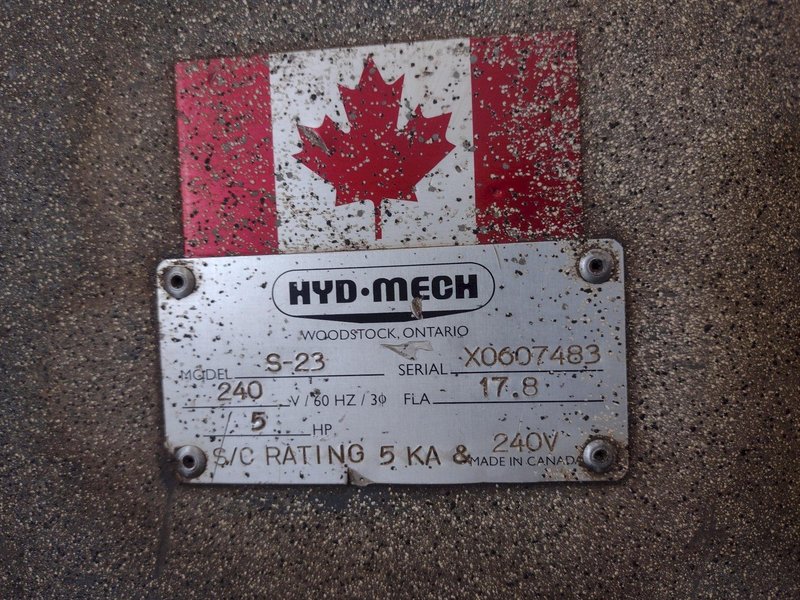 16" X 18" HYD-MECH MODEL S-23 SERIES II SWIVEL MITRE HORIZONTAL BAND SAW: STOCK #23532