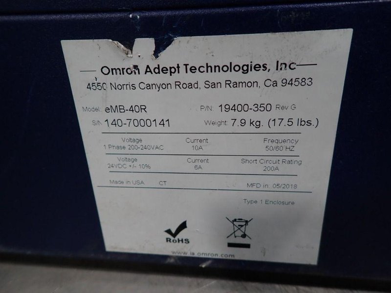 OMRON ROBOT CONTROLLER  -  EMB-40R