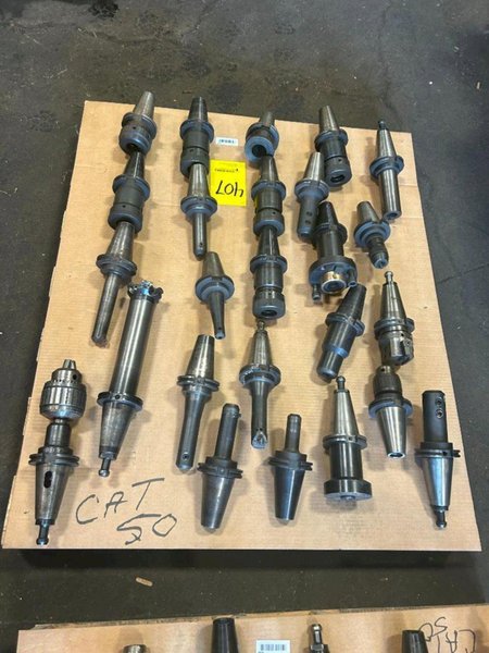 275 CAT 50 TAPER MILLING TOOLS &amp; TOOL HOLDERS: STOCK #22998