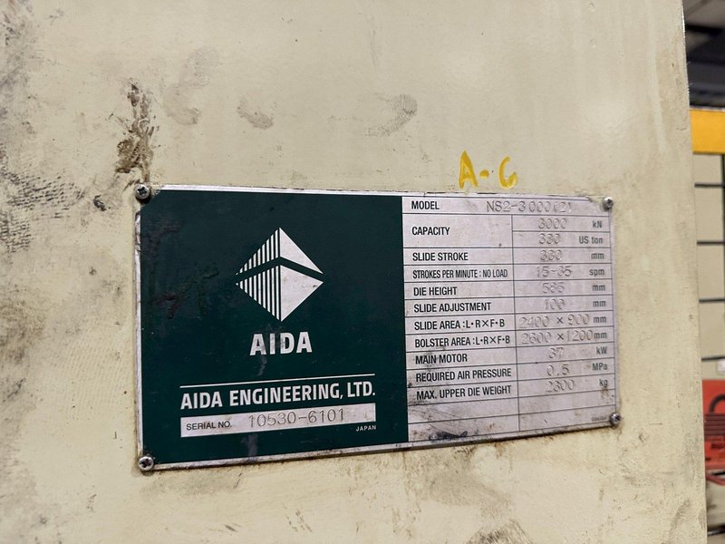 330 TON AIDA SSDC PRESS