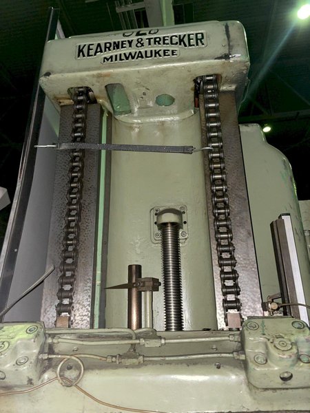 30 HP X 24&quot; X 92&quot; KEARNEY &amp; TRECKER MODEL #CSM SIMPLEX BED TYPE MILLING MACHINE: STOCK #14797