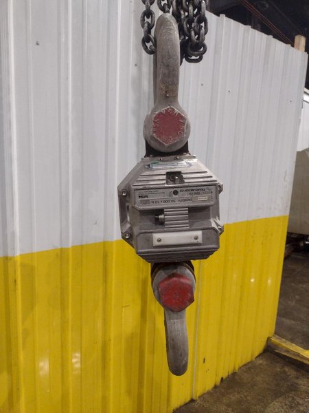 50,000 LBS MSI MODEL #6260CS TRANS-WEIGH WIRELESS CRANE SCALE: YOBRO #24759