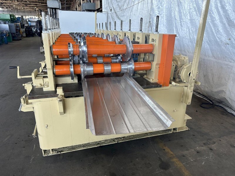 10 STAND X 3.5&quot; ARBOR X 42&quot; BRADBURY RAFTED STANDING SEAM 360/ STANDING SEAM PANEL II ROLLFORMER: STOCK #16967