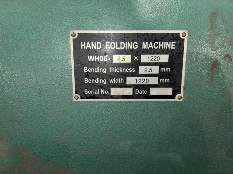 48" X 12 GAUGE C&amp;J MANUAL APRON BOX &amp; PAN FINGER BRAKE: STOCK #22918