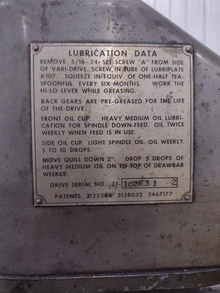 2 HP BRIDGEPORT SERIES I VERTICAL RAM TYPE MILL: YOBRO #24975