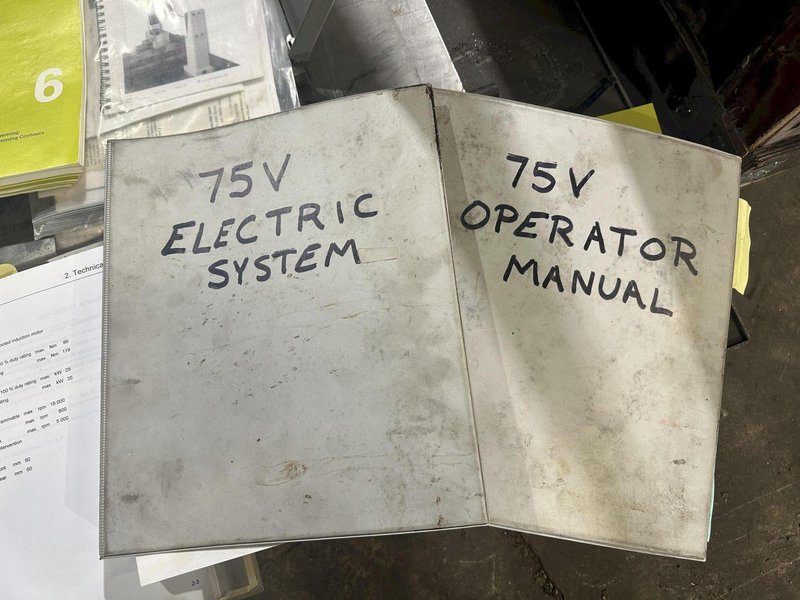 2004 DMG DECKEL MAHO MODEL #75V-LINEAR GANTRY STYLE CNC VERTICAL MACHINING CENTER / VMC: STOCK #21988