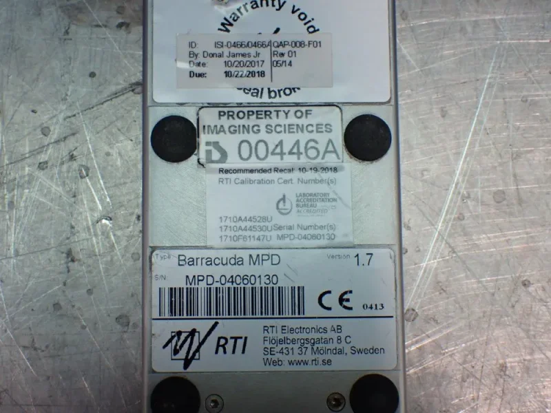 RTI ELECTRONICS BARRACUDA MULTI-PURPOSE DETECTOR (MPD)