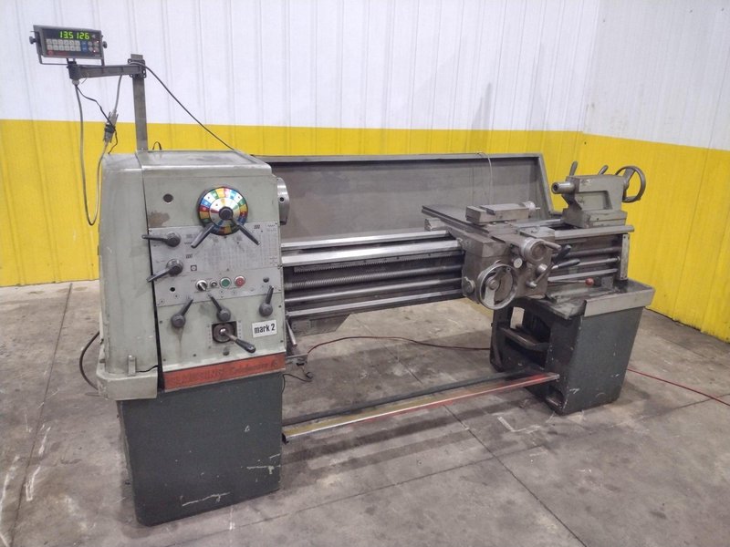 15" X 50" CLAUSING MODEL #15 COLCHESTER ENGINE LATHE: YOBRO #23986