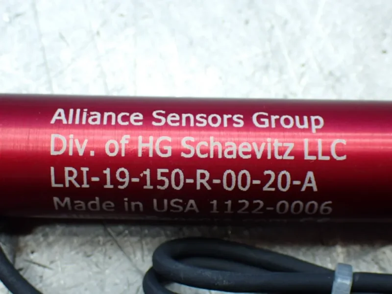 ALLIANCE SENSORS GROUP 2 LINEAR VARIABLE INDUCTIVE TRANSDUCER POSITION SENSORS  -  LRI-19-150-R-00-20-A