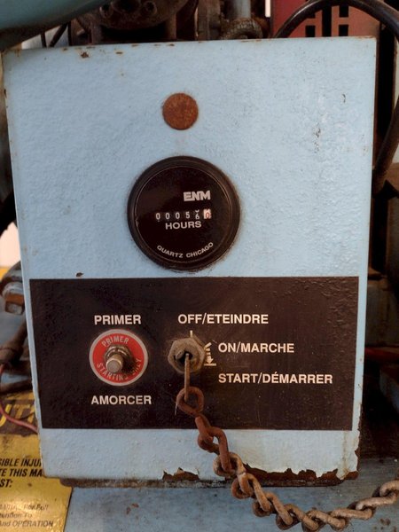 200 GALLON YELLOW BELLIED KOHLER GAS POWERED ROLLING HYDRAULIC OIL VACUUM SUMP SUCKER CART: STOCK #16072