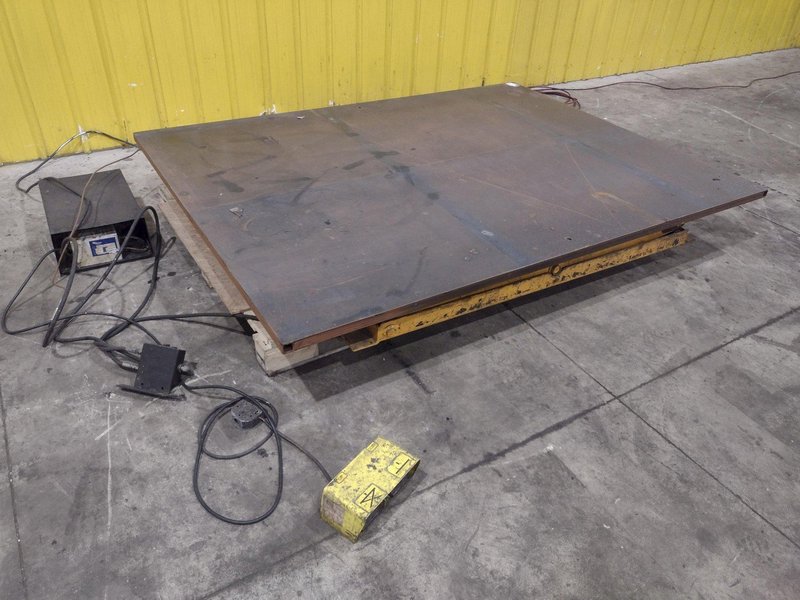 2,000 LBS X 96" X 72" ECONOLIFT MODEL #DT-SL38-20 LIFT TABLE: YOBRO #24990