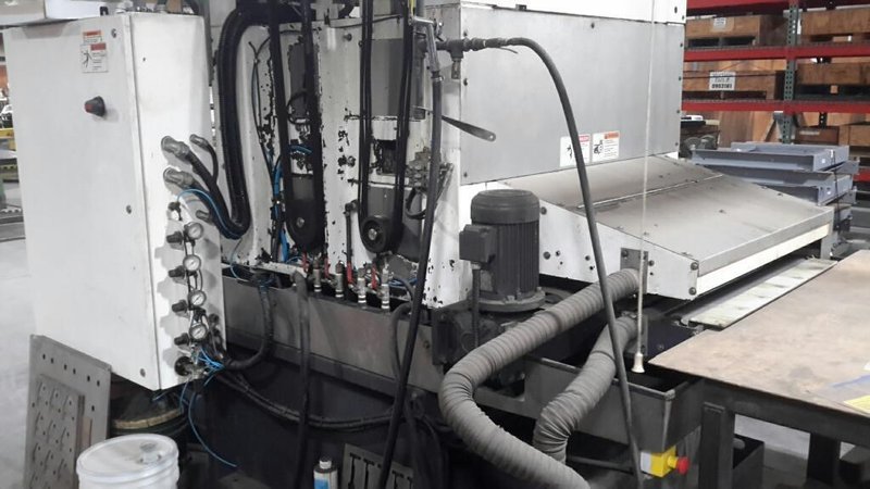 37&quot; TIMESAVER - 3100 Series LYNX “Wet” Combination Belt/Brush Finishing Machine, Model 3121-13-04