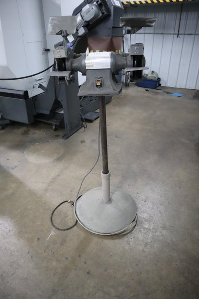 Palmgren 6&quot; Double End Pedestal Grinder, 1/3 HP, 3450 RPM, Tool Rests, Eye Shields - Single Phase- Auction Item