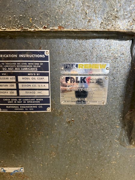 rebuilt by Falf Renew Simpson model 2140SM3G-02 23g extra heavy duty gearbox s/n 06-OR0772-02, 20.9 ratio