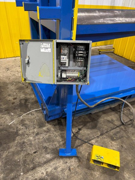 10,000 LBS X 48" X 60" SOUTHWORTH MODEL #T10-90 DOWNLAYER / UPENDER: STOCK #19005