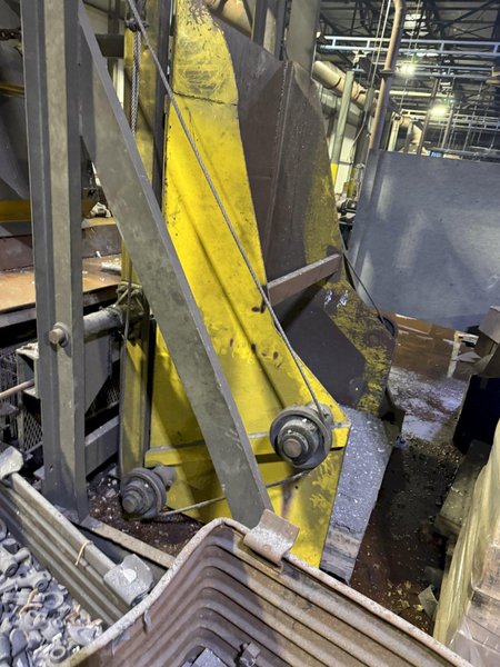 15 C.U FT PANGBORN 15-GN STEEL TUMBLE BLAST MACHINE. STOCK # 0887525