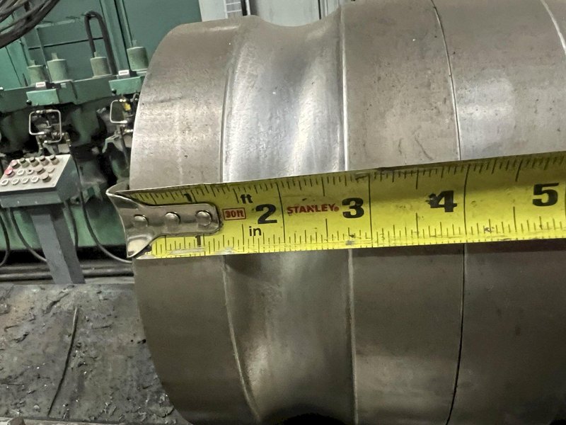 12 ROLL MEECO MODEL #12-12-TPVC (HD3) 2-PLANE SHAPE, ROD &amp; FLAT STOCK ROTARY STRAIGHTENING &amp; CHAMFER SYSTEM: STOCK #18428