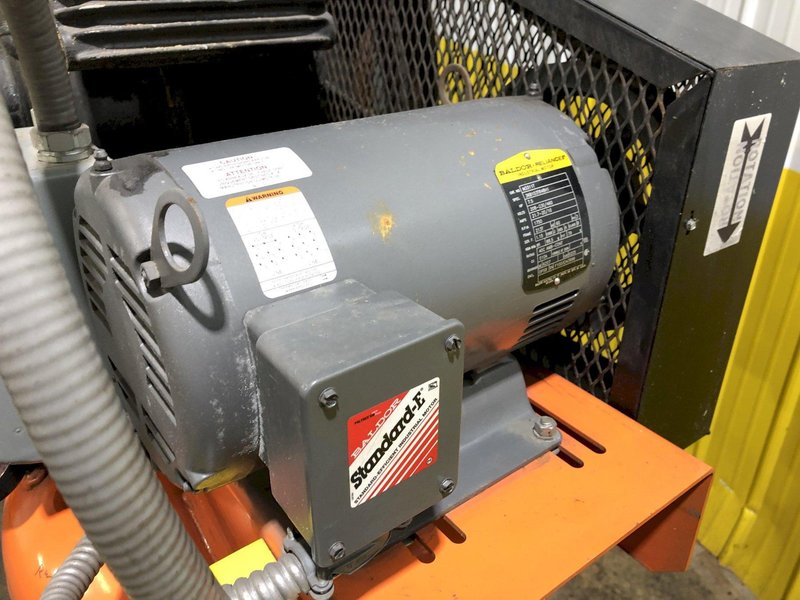7.5 HP DEVAIR MODEL #TASV-5052-S 175 PSI VERTICAL AIR COMPRESSOR WITH AIR TAK 20 SCFM AIR DRYER: STOCK 16096